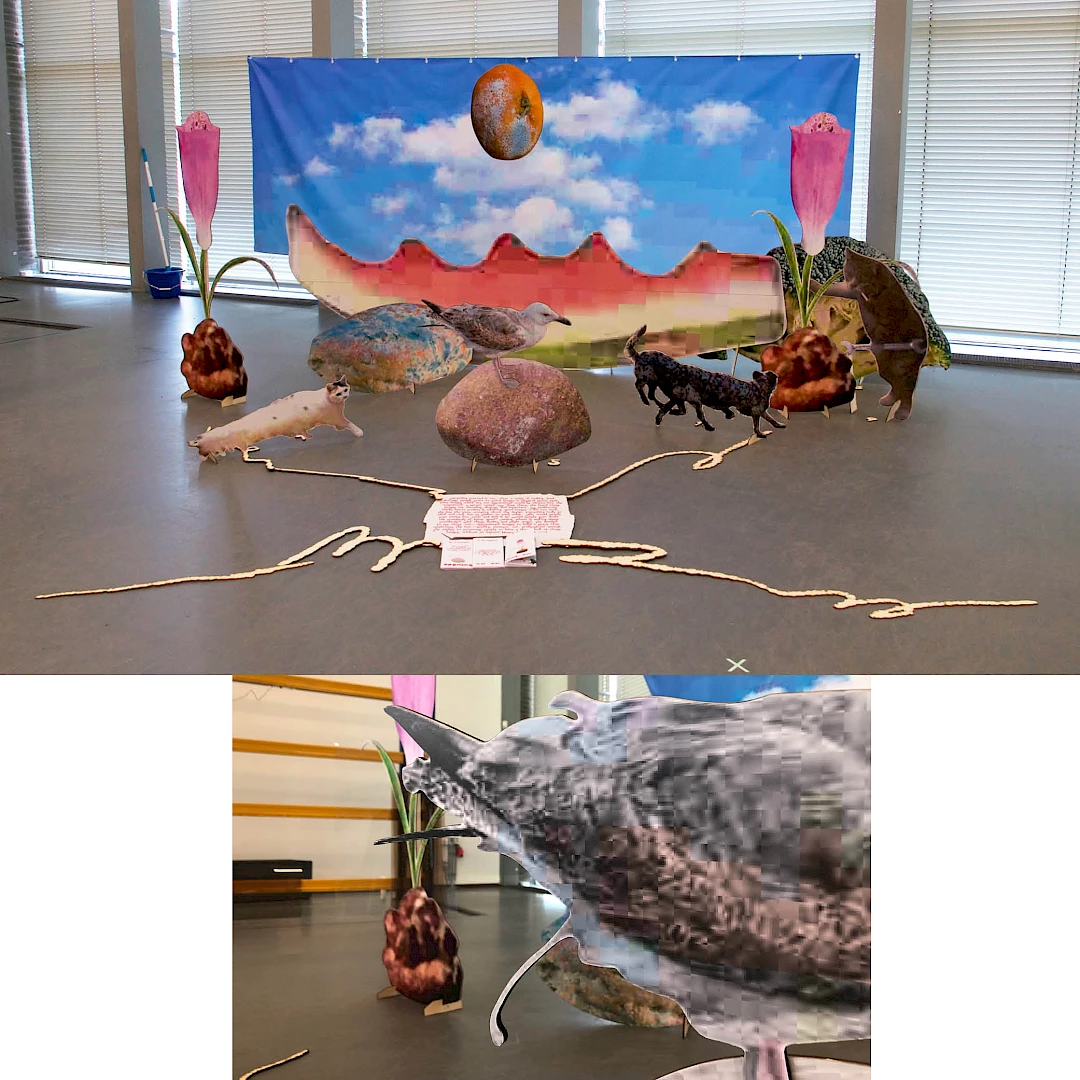 it looks beautiful from afar 看上去很美 