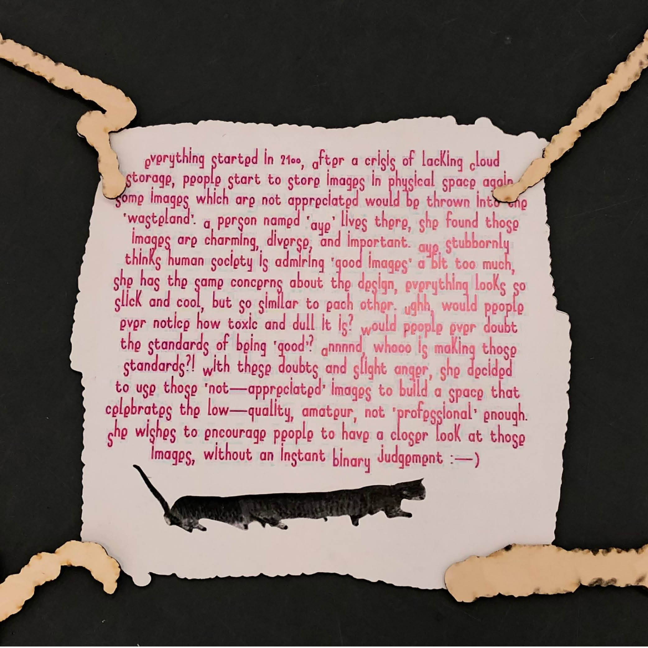 it looks beautiful from afar 看上去很美 