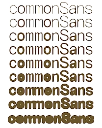 commonSans Currently in development